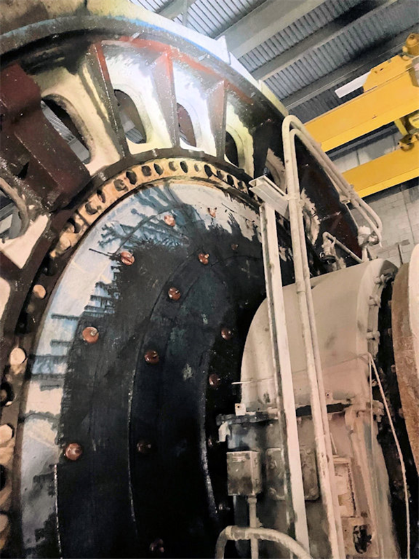 Used Svedala 15' W X 29' L Ball Mill With 3750 Hp Motor)